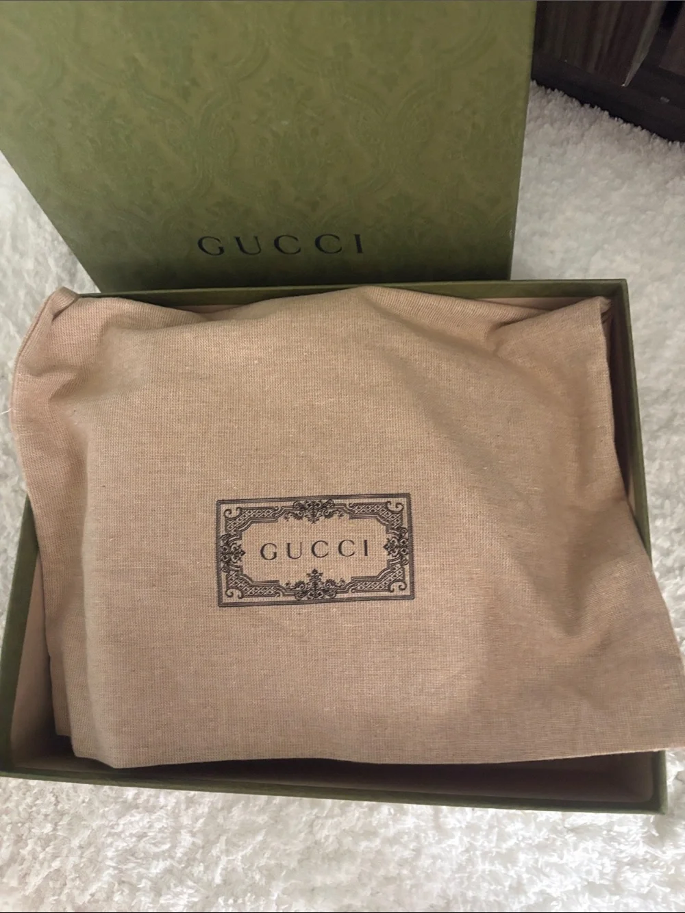 Gucci Blush Pink Chevron Quilted Mini Bucket Crossbody